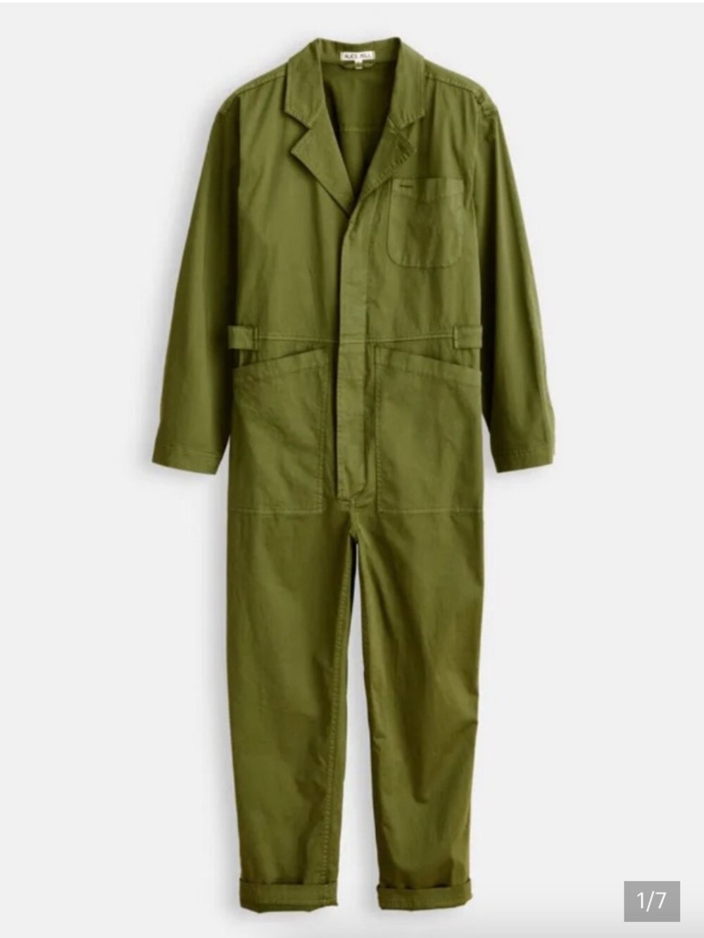 Alex Mill Olive Utility Jumpsuit